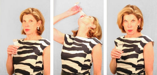 Christine Baranski. Famed actress of stage and screen. One hell of a skåler.