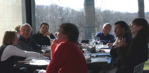 Guests for the Breaking the Rules Conversation, including "Wrestler" Darren Aronofsky and food critic Alan "I got more James Beard Awards than anyone else" Richman.