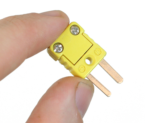 flat-pin mini thermocouple connector