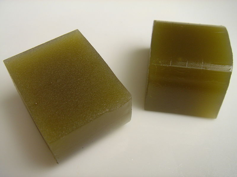 traditional green tea yōkan yokan