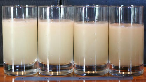 CaneShake Daiquiri made with cane syrup (sweeter cause the cane was sweeter than the simple).