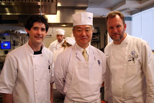 Dave, Chef Suzuki, and Nils