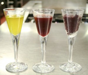 The goodness of olives: oil, brine and paste.