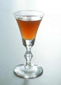 Maker's Mark and manna --served room temp and sipped slowly. A pricey drink.