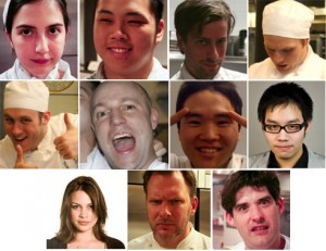 The French Fry Crew: Naz, Nick Wong, A.J., Piper, Adam, Jeremie, Jason (King LN), Wipop "Bam" Suppipat, Stazi, and two idiots.