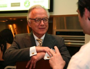 Michael listening to one of Dave's rants.