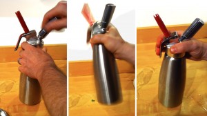 Charge with N2O; swirl for 30 seconds then let sit for another 30; vent the gas back to the atmosphere.