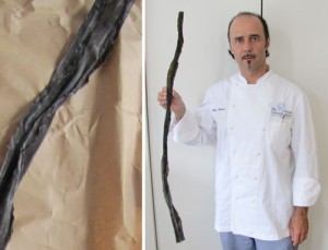 Naga Kombu and Chef Herve.
