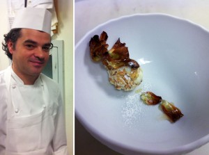 Brooks Headley with his carciofi creation.