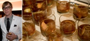 Damon and his delisious Martell cocktail.