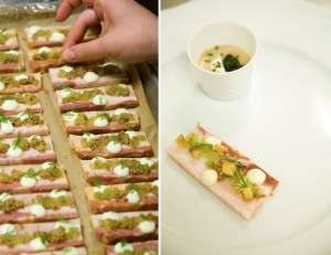 The Real South Beach Diet. Process on left, finished plate on right.